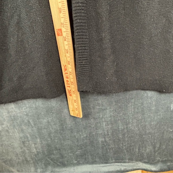 Soft Surroundings Oversized Charcoal Cowl Neck Sweater Sz Medium - Picture 9 of 10